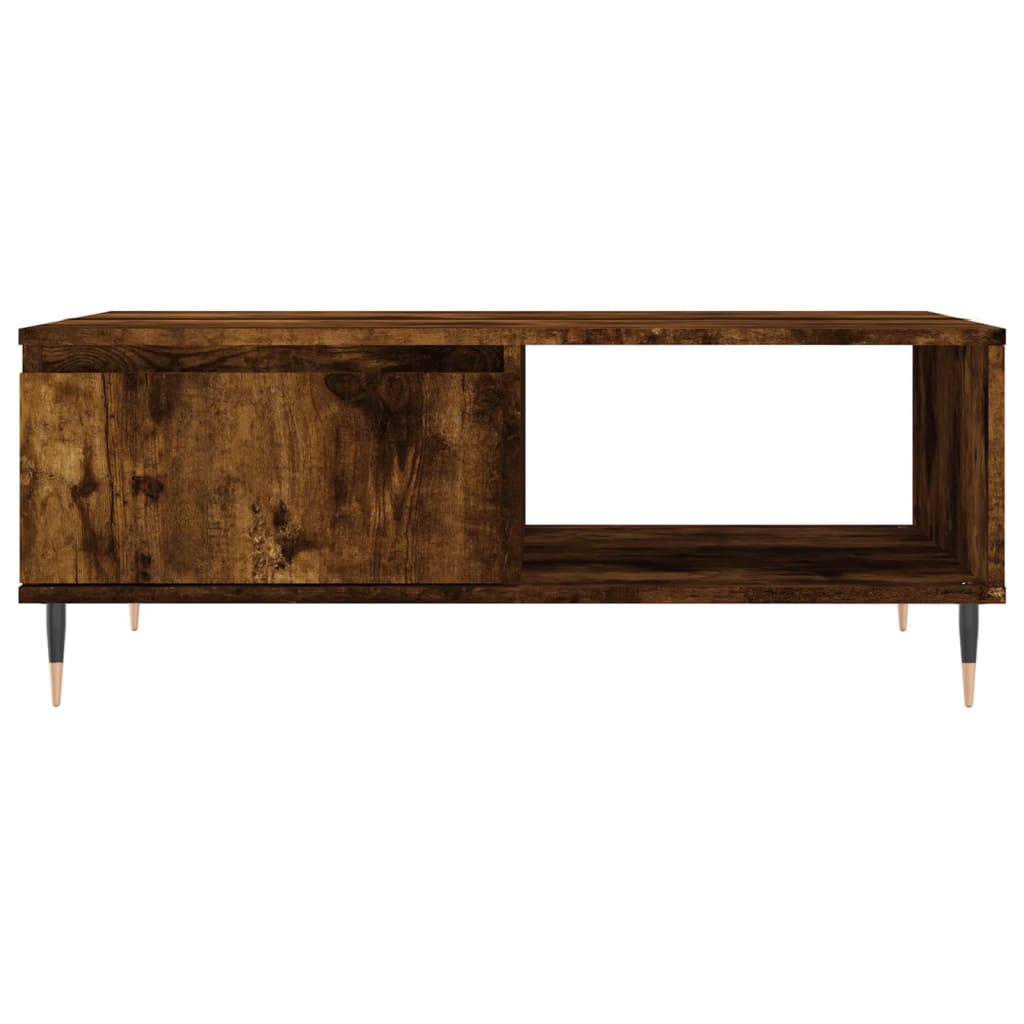 Sofabord røget eg 90x60x35 cm træmateriale