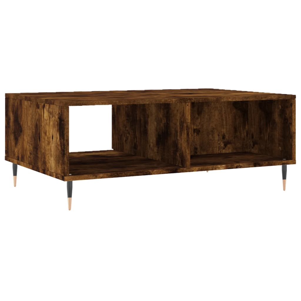 Sofabord røget eg 90x60x35 cm træmateriale