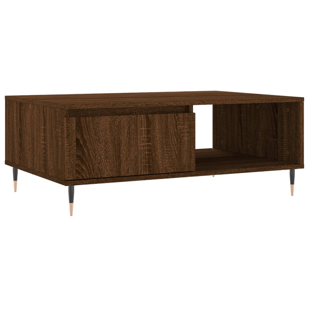 Sofabord Brun Eg Look 90x60x35 cm Træmateriale