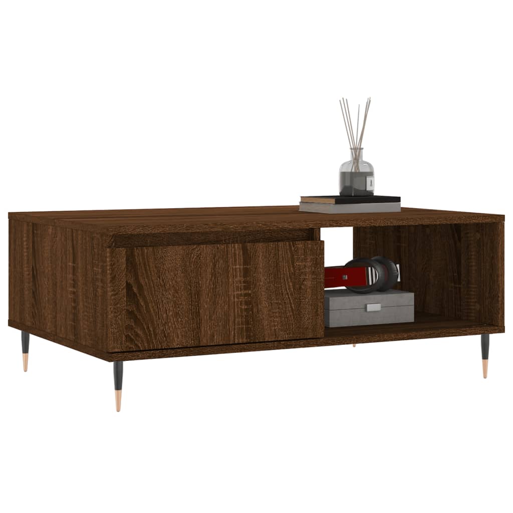 Sofabord Brun Eg Look 90x60x35 cm Træmateriale
