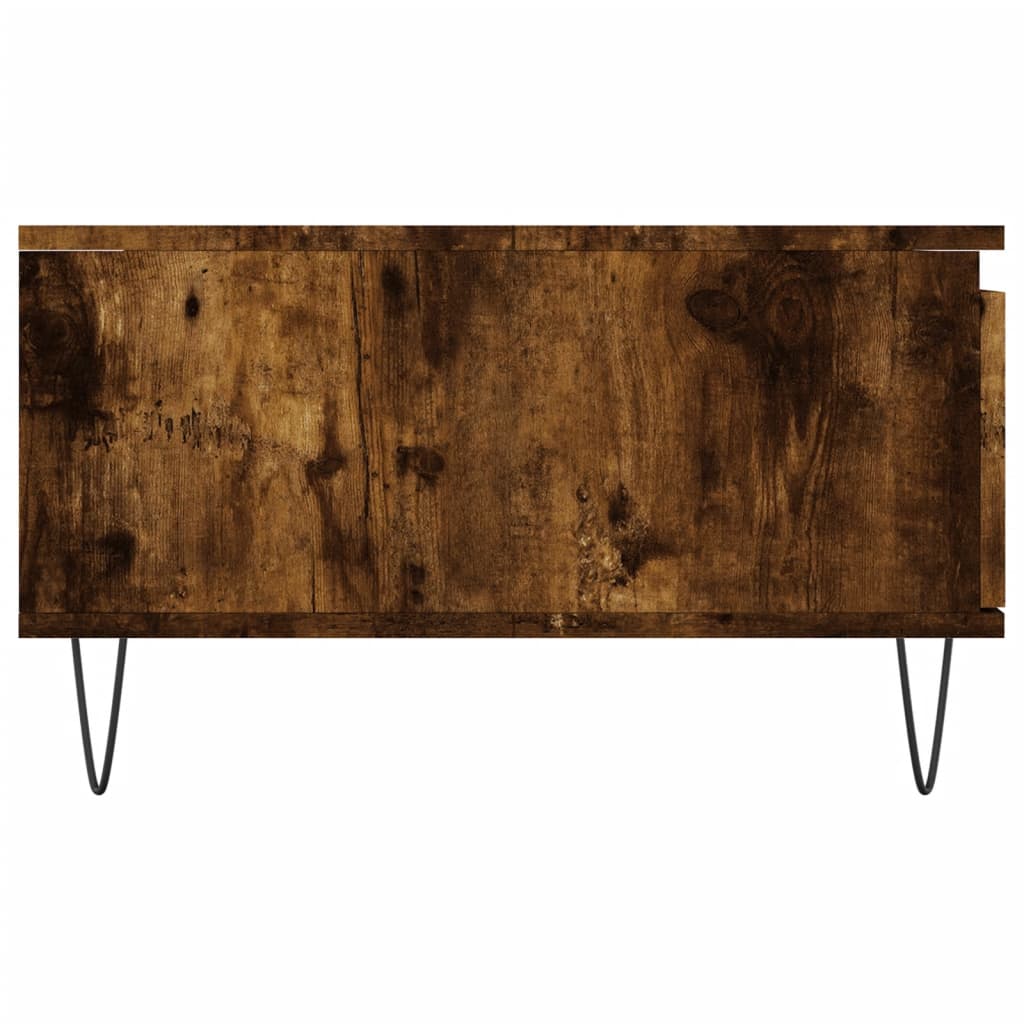 Sofabord røget eg 90x60x35 cm træmateriale