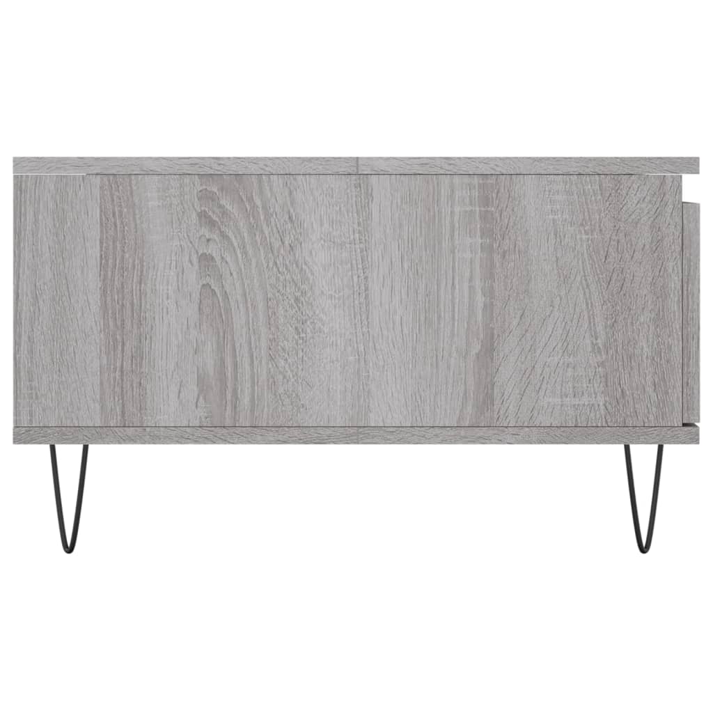 Sofabord Grå Sonoma 90x60x35 cm Træmateriale