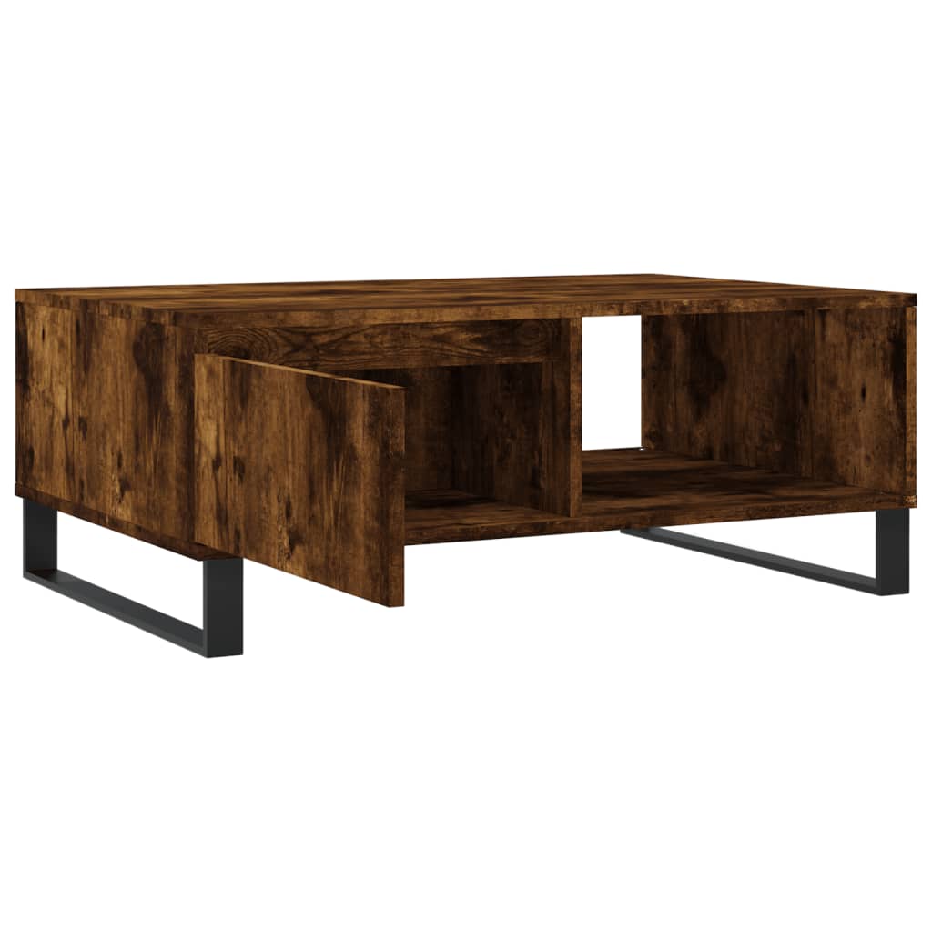 Sofabord røget eg 90x60x35 cm træmateriale