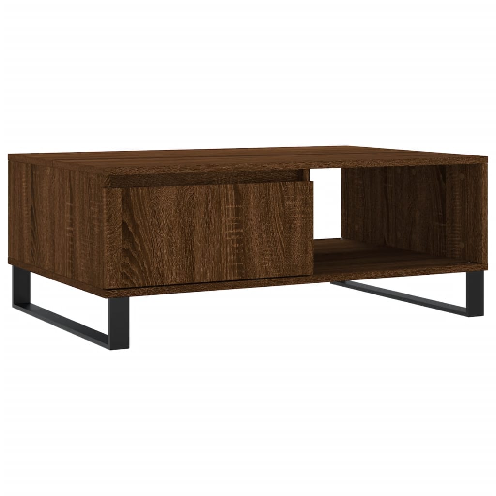 Sofabord Brun Eg Look 90x60x35 cm Træmateriale