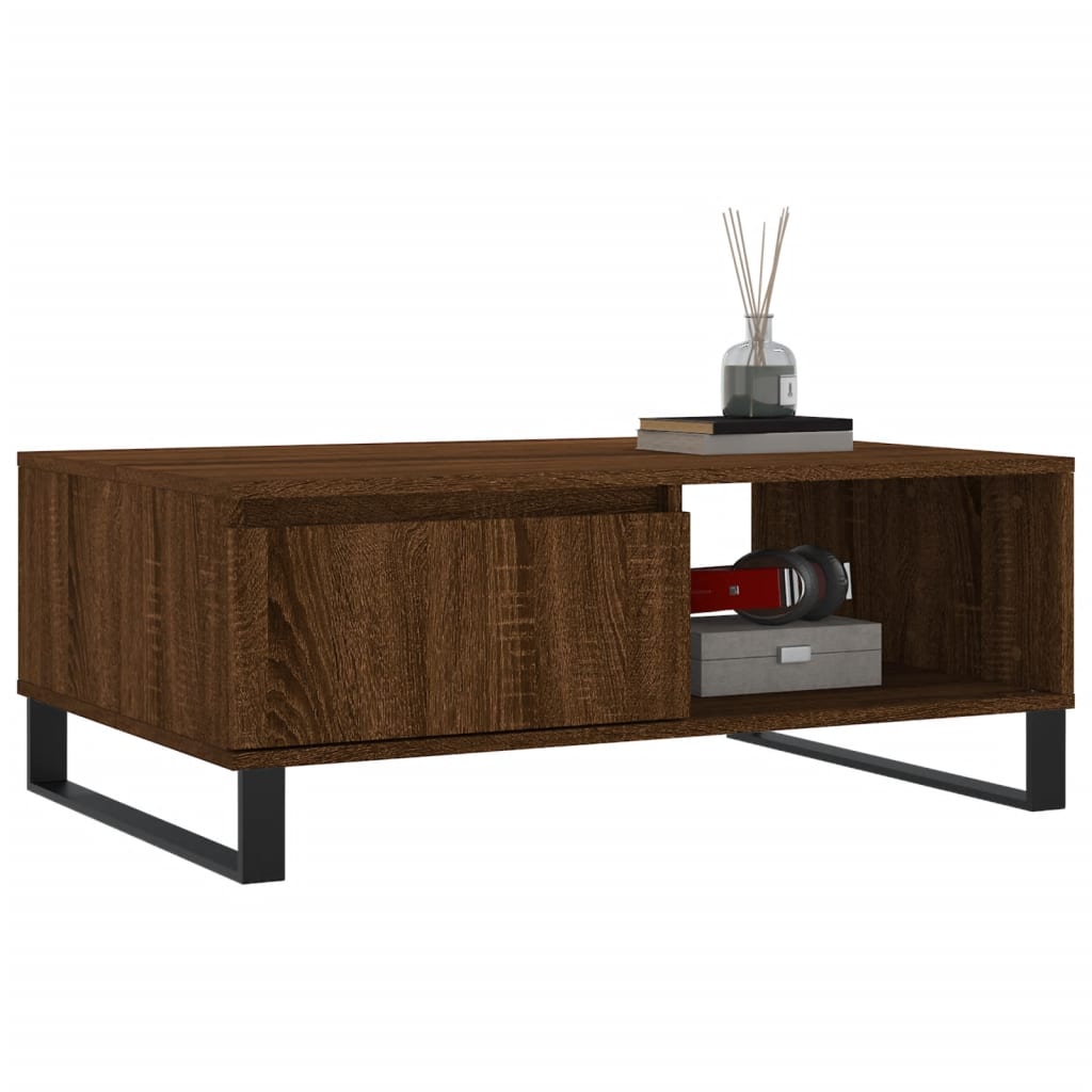 Sofabord Brun Eg Look 90x60x35 cm Træmateriale