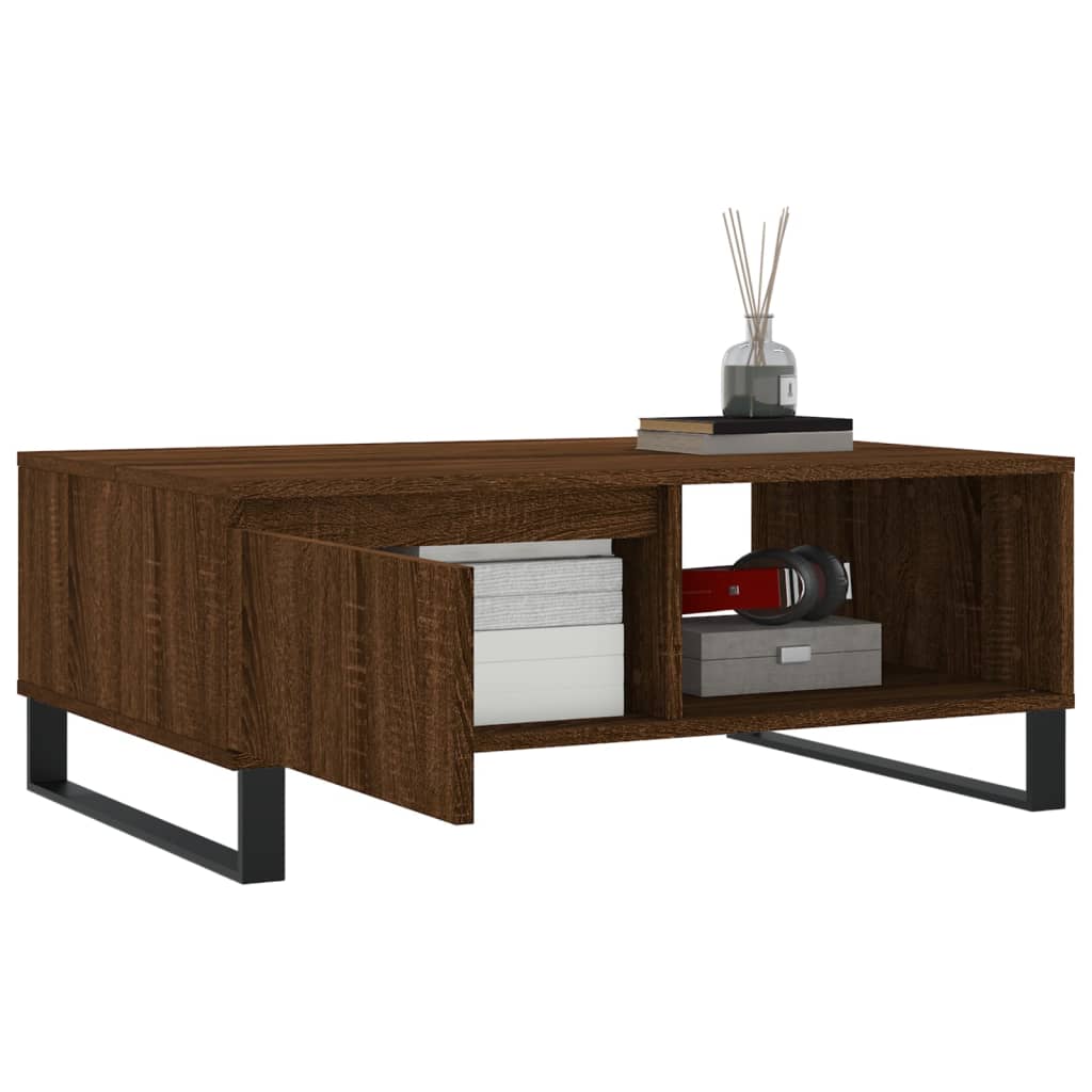 Sofabord Brun Eg Look 90x60x35 cm Træmateriale