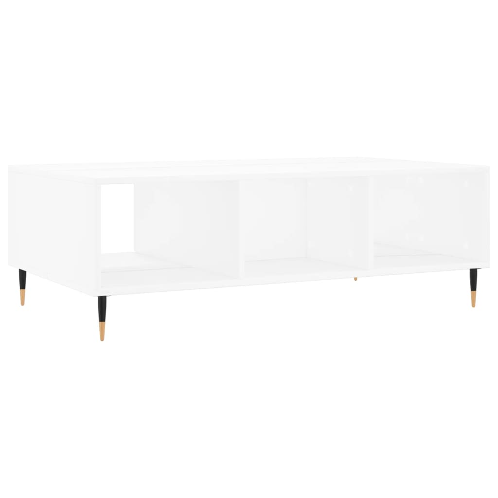 Sofabord Hvid 104x60x35 cm Træ Materiale