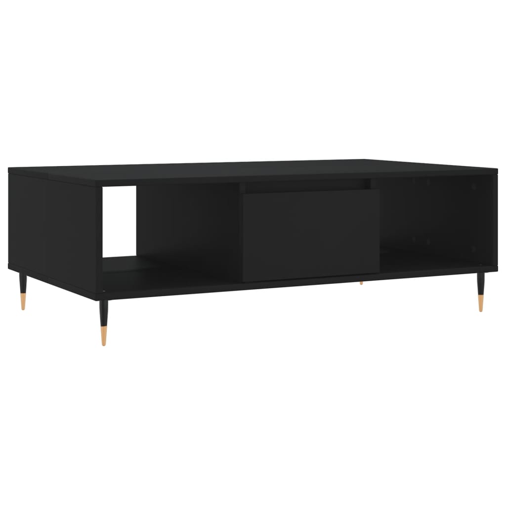 Sofabord Sort 104x60x35 cm Træ Materiale