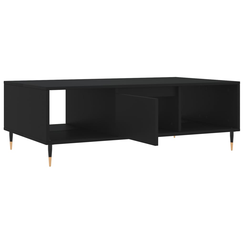Sofabord Sort 104x60x35 cm Træ Materiale