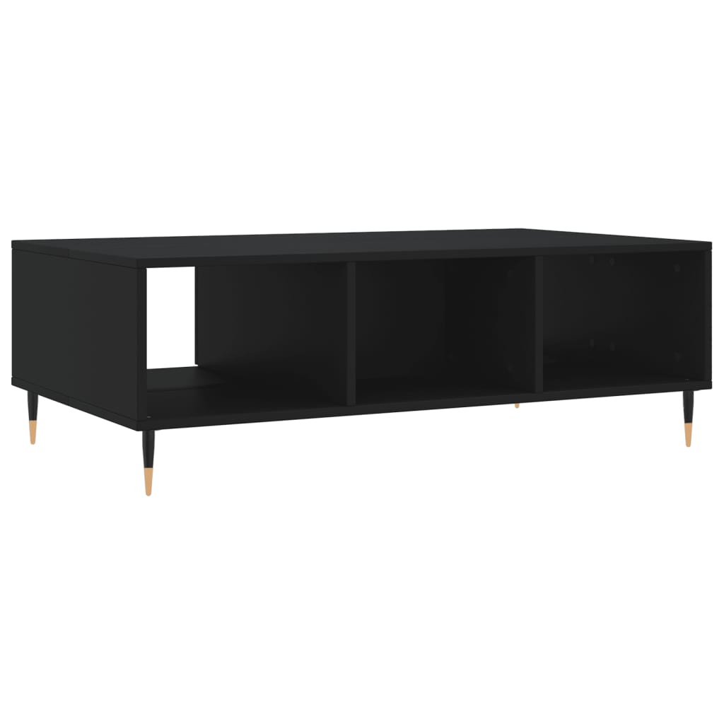 Sofabord Sort 104x60x35 cm Træ Materiale