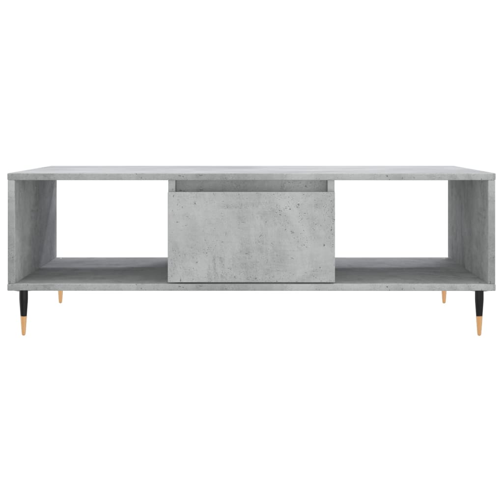 Sofabord betongrå 104x60x35 cm træmateriale