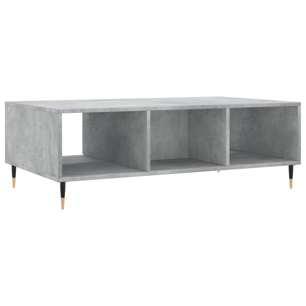 Sofabord betongrå 104x60x35 cm træmateriale