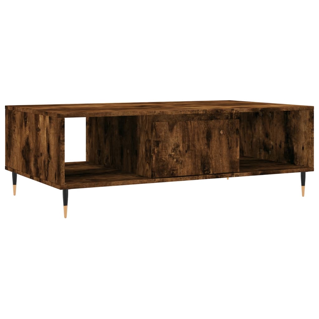 Sofabord røget eg 104x60x35 cm træmateriale