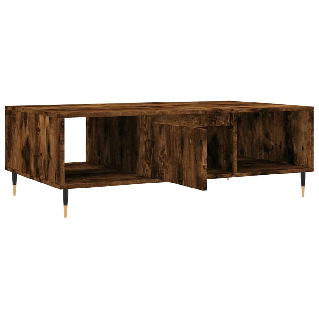 Sofabord røget eg 104x60x35 cm træmateriale