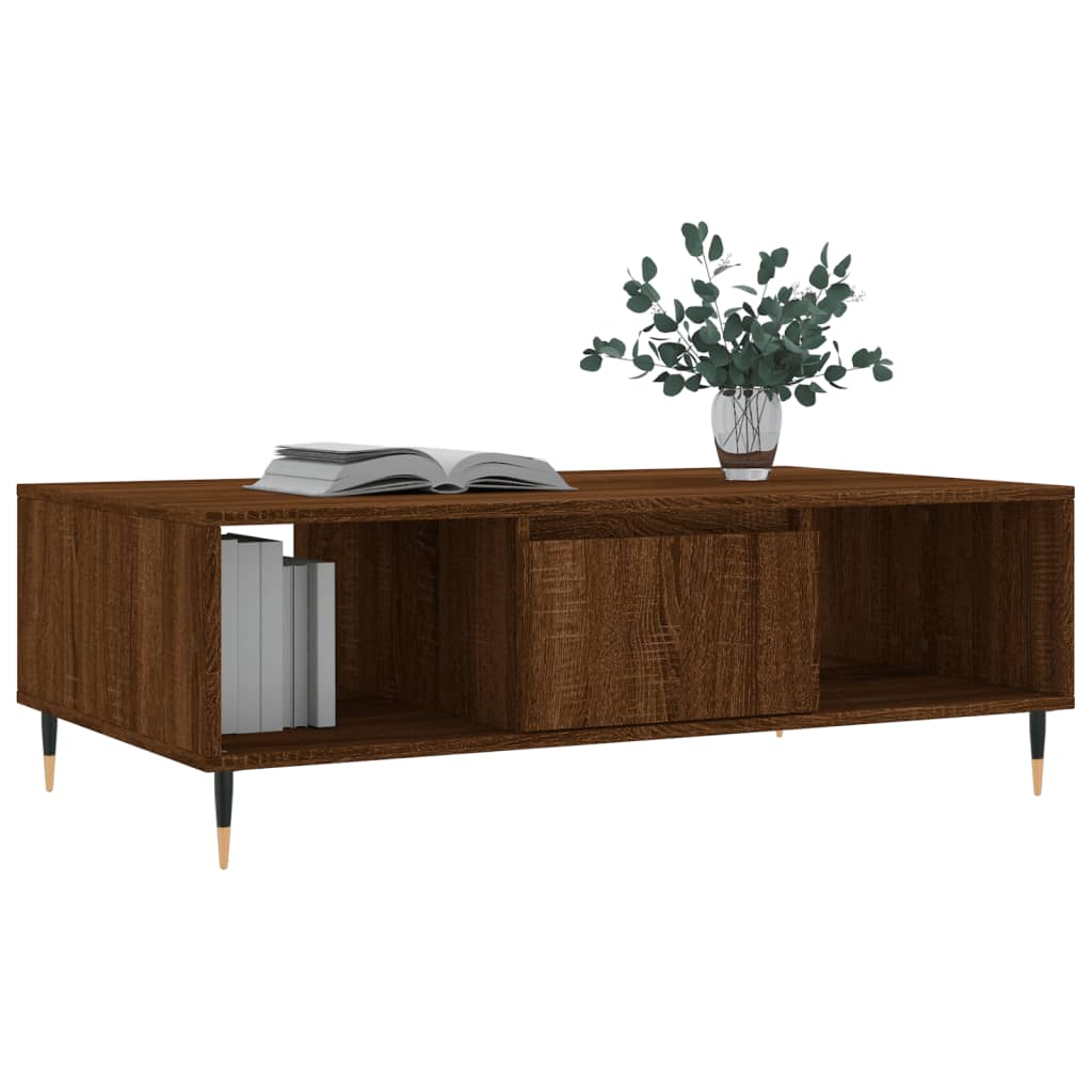 Sofabord Brun Eg Look 104x60x35 cm Træmateriale