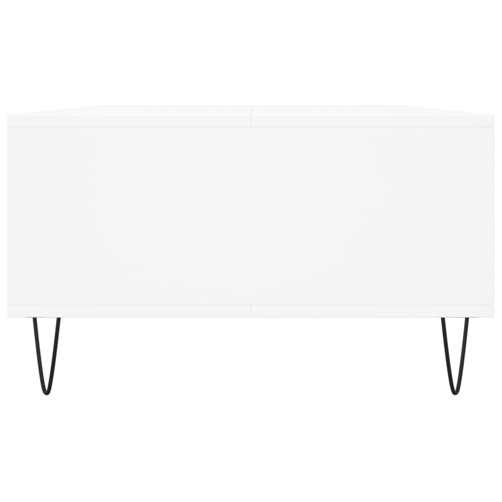 Sofabord Hvid 104x60x35 cm Træ Materiale