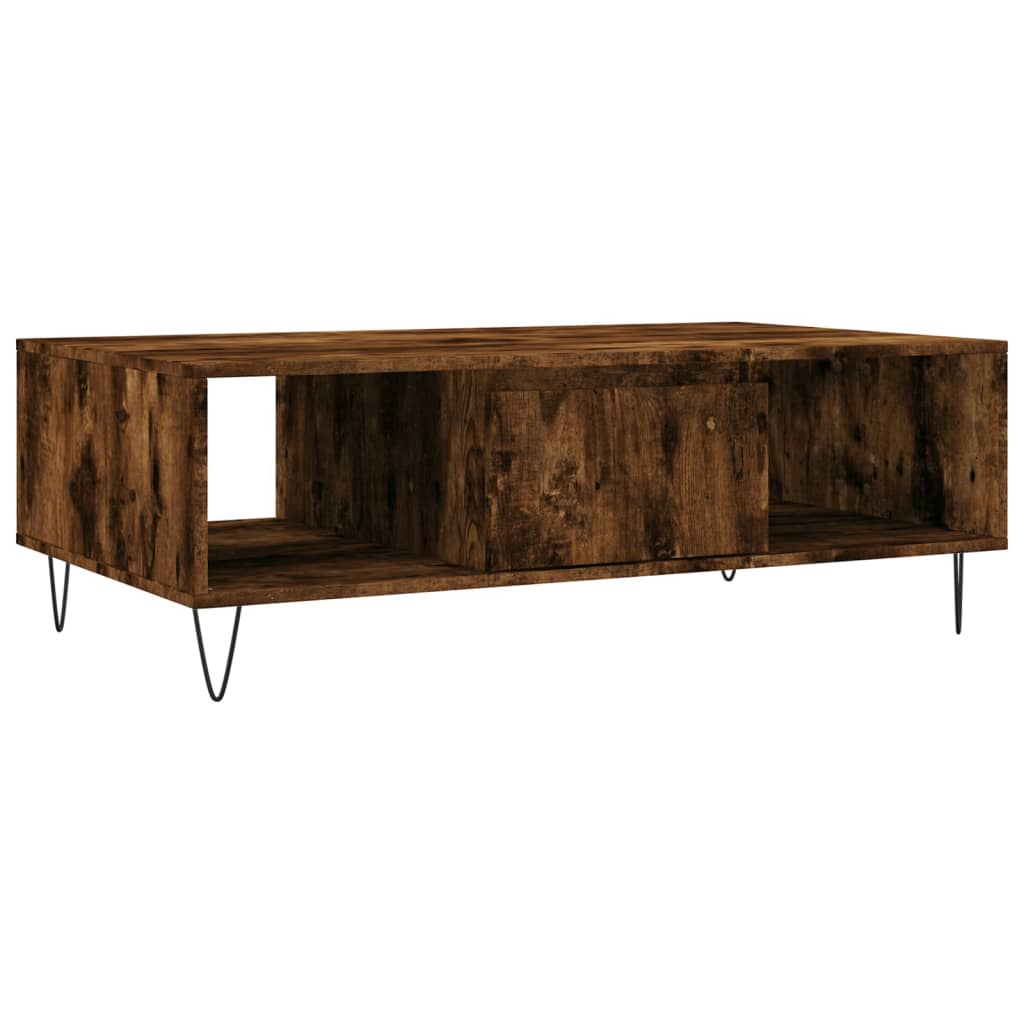 Sofabord røget eg 104x60x35 cm træmateriale