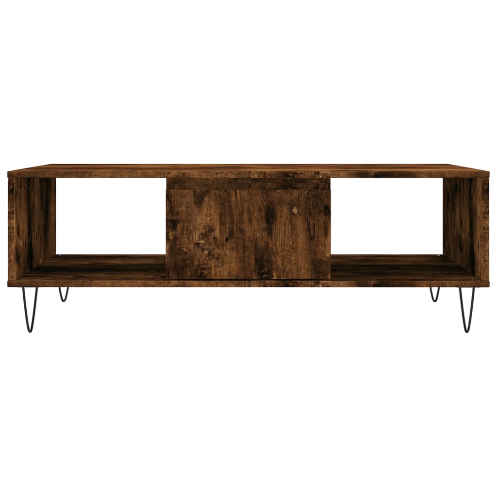 Sofabord røget eg 104x60x35 cm træmateriale