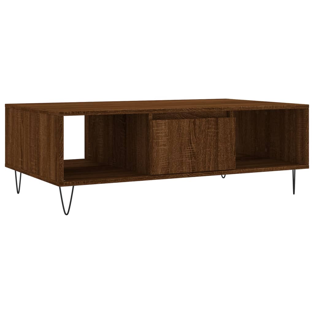 Sofabord Brun Eg Look 104x60x35 cm Træmateriale