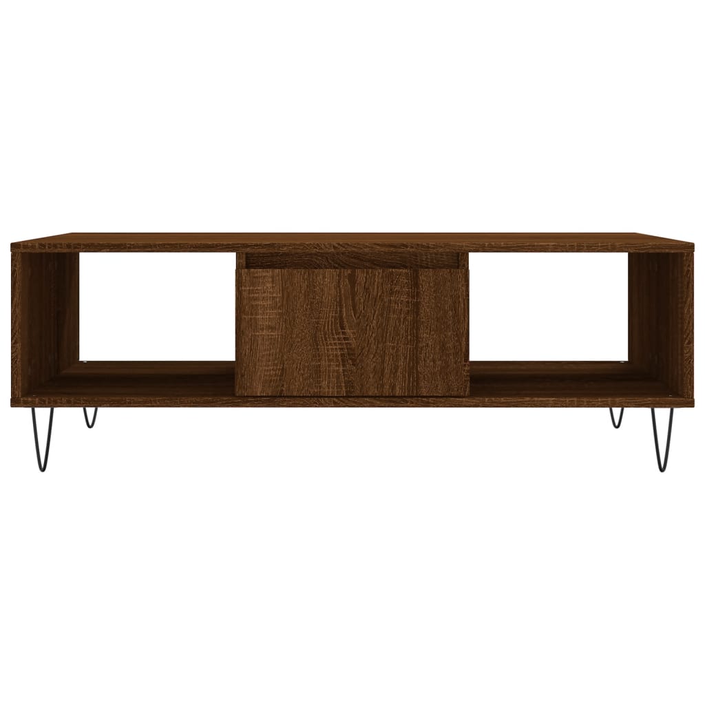 Sofabord Brun Eg Look 104x60x35 cm Træmateriale