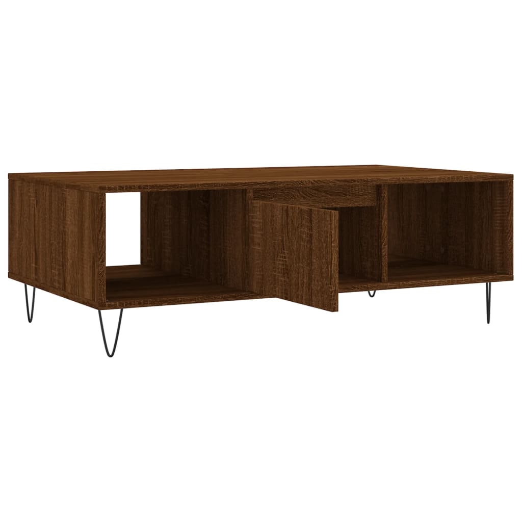 Sofabord Brun Eg Look 104x60x35 cm Træmateriale