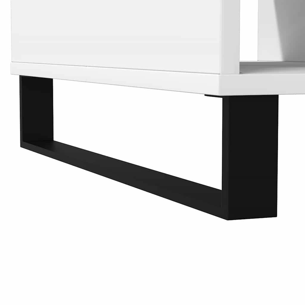 Sofabord Hvid 104x60x35 cm Træ Materiale