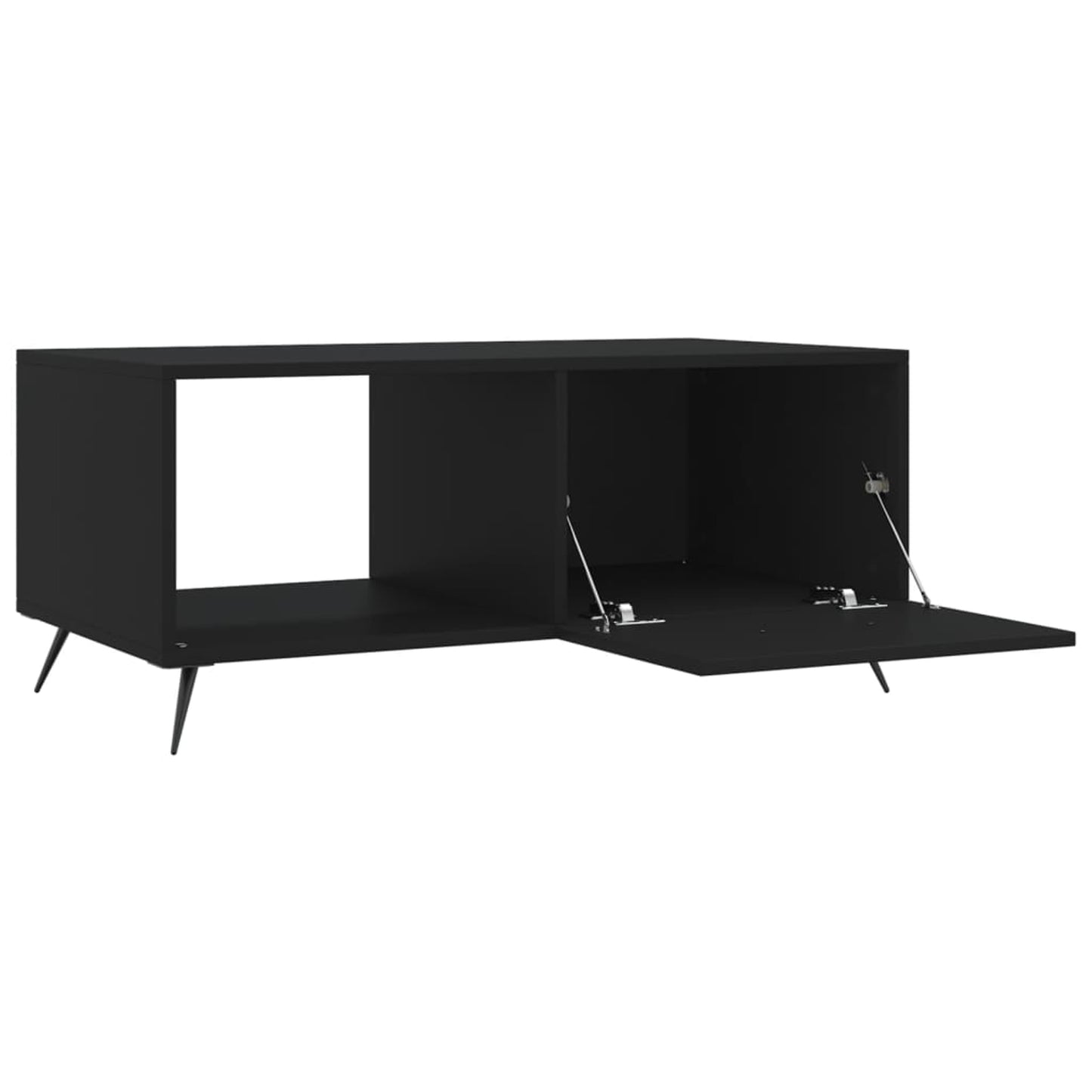 Sofabord Sort 90x50x40 cm Træ Materiale