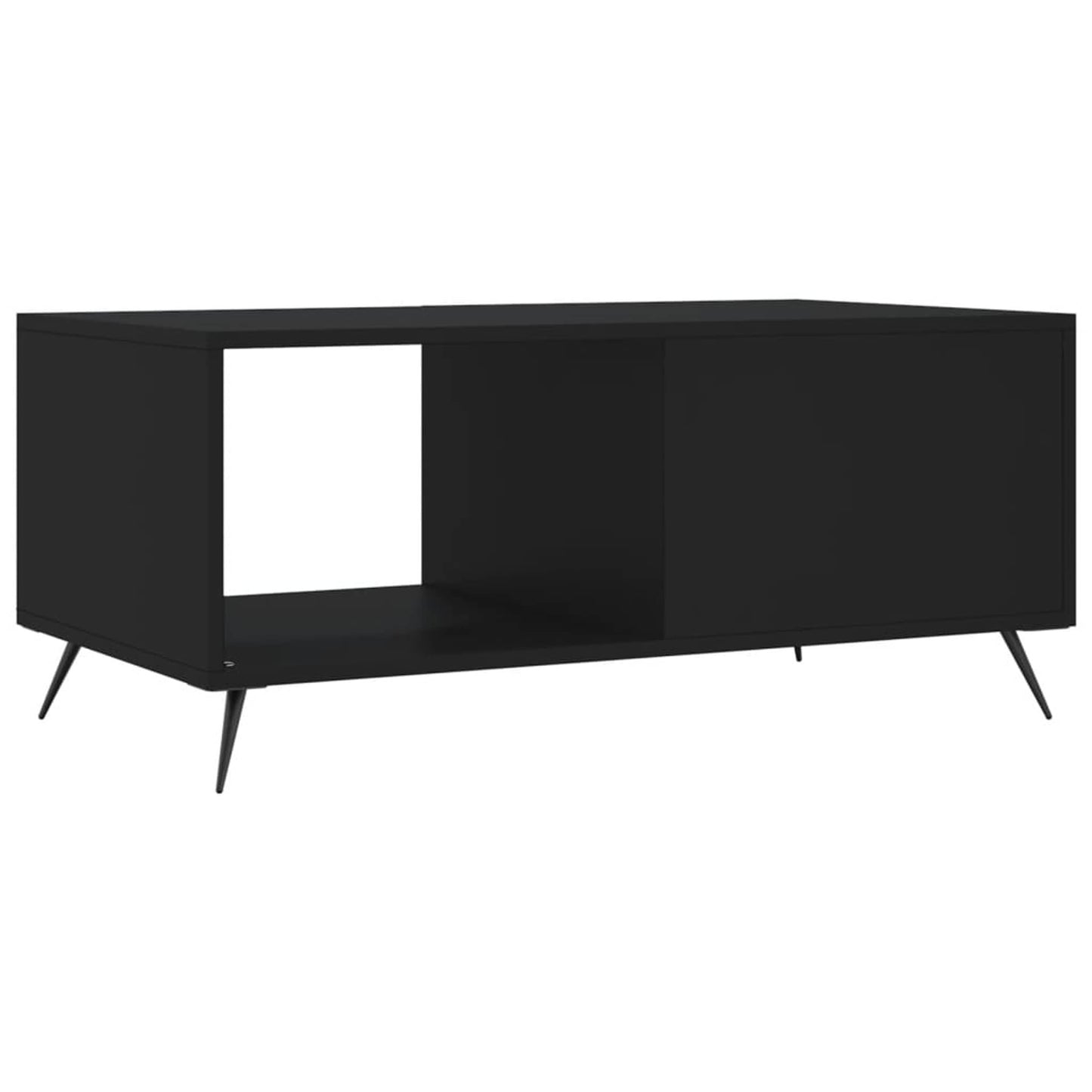 Sofabord Sort 90x50x40 cm Træ Materiale