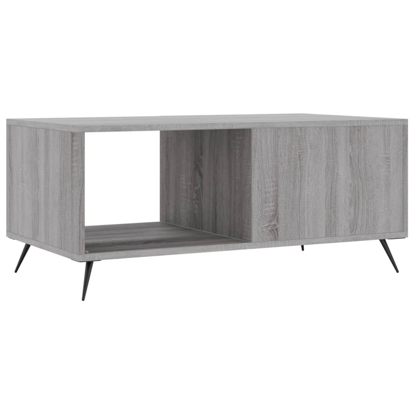 Sofabord Grå Sonoma 90x50x40 cm Træmateriale