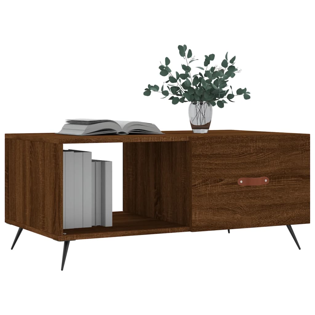 Sofabord Brun Eg Look 90x50x40 cm Træmateriale