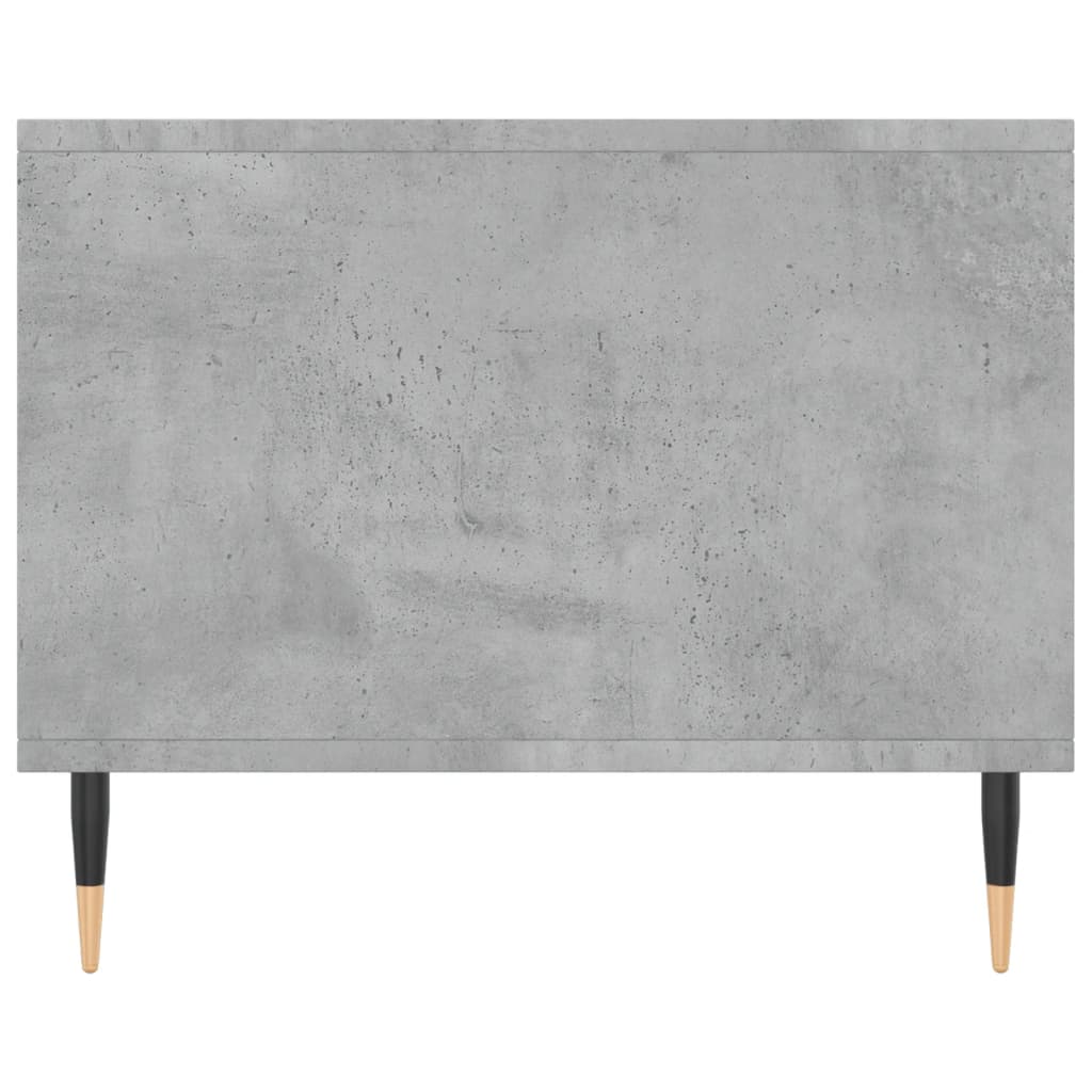 Sofabord betongrå 90x50x40 cm træmateriale