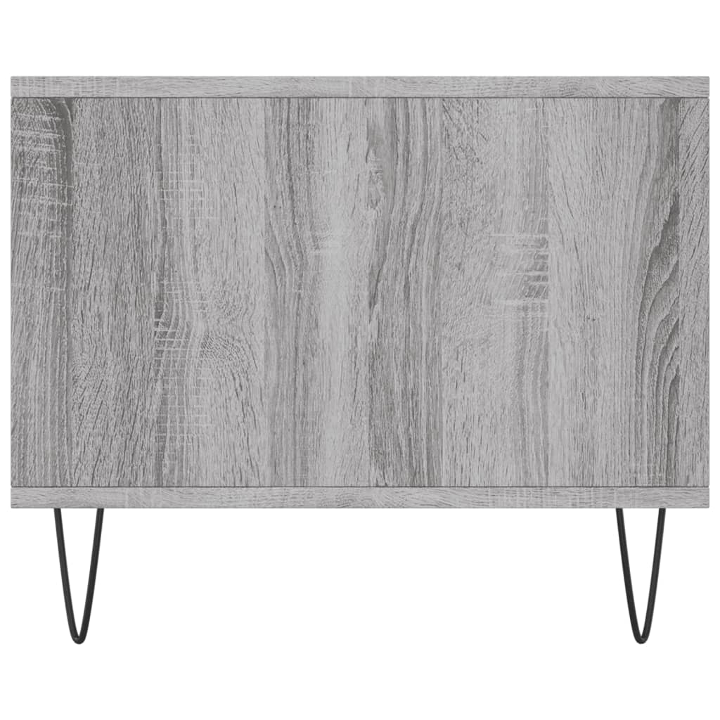 Sofabord Grå Sonoma 90x50x40 cm Træmateriale