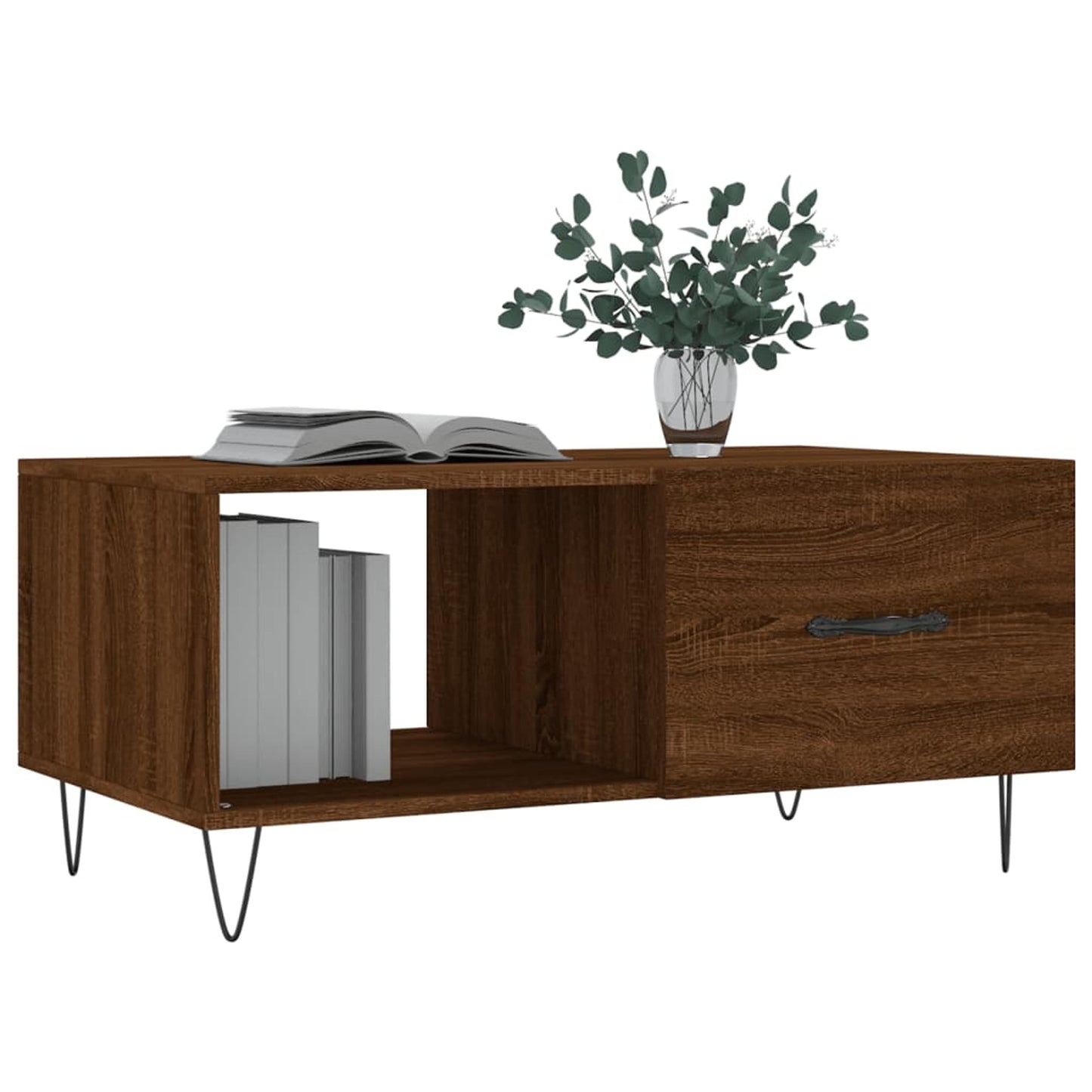 Sofabord Brun Eg Look 90x50x40 cm Træmateriale