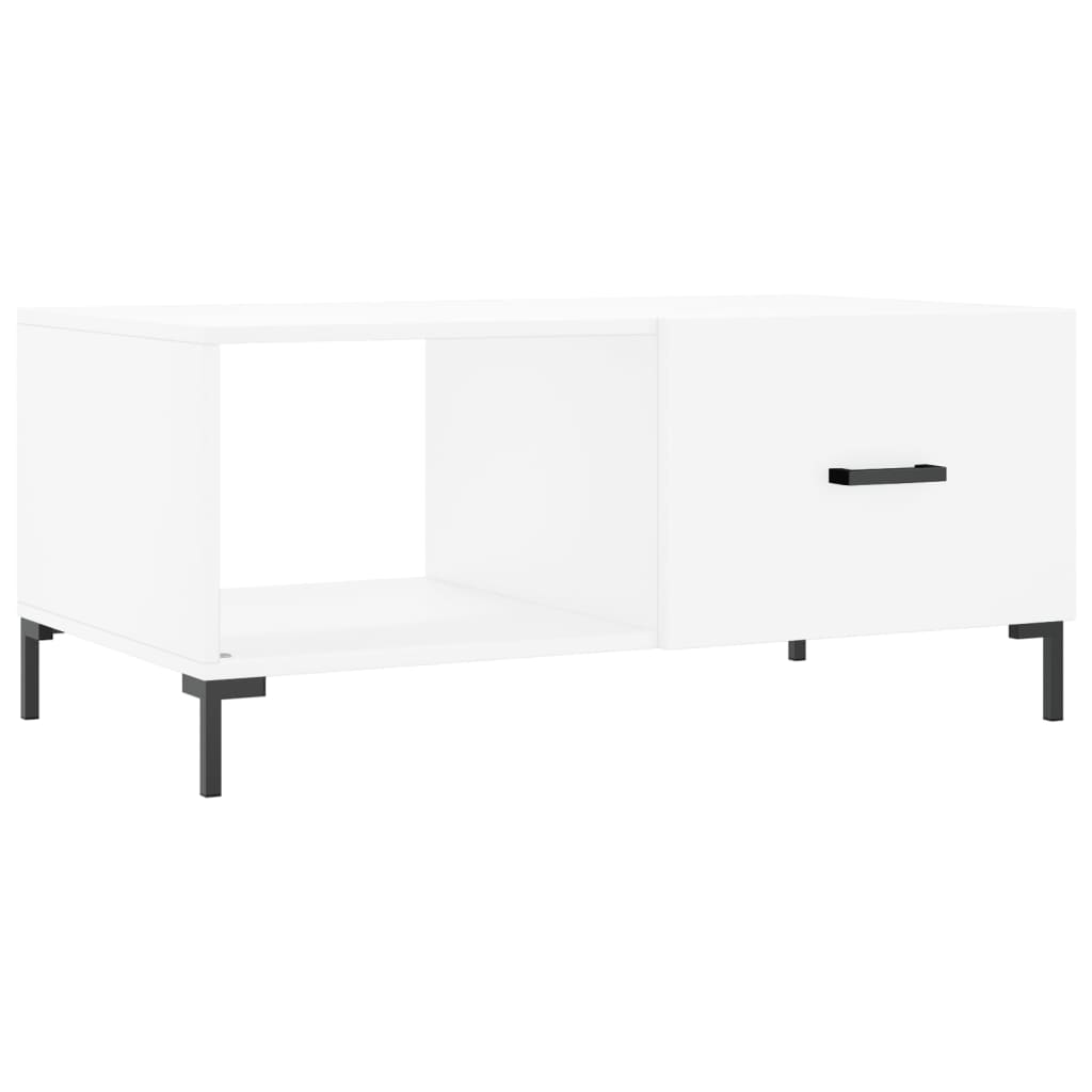 Sofabord Hvid 90x50x40 cm Træ Materiale