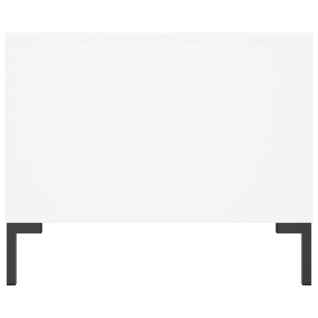 Sofabord Hvid 90x50x40 cm Træ Materiale