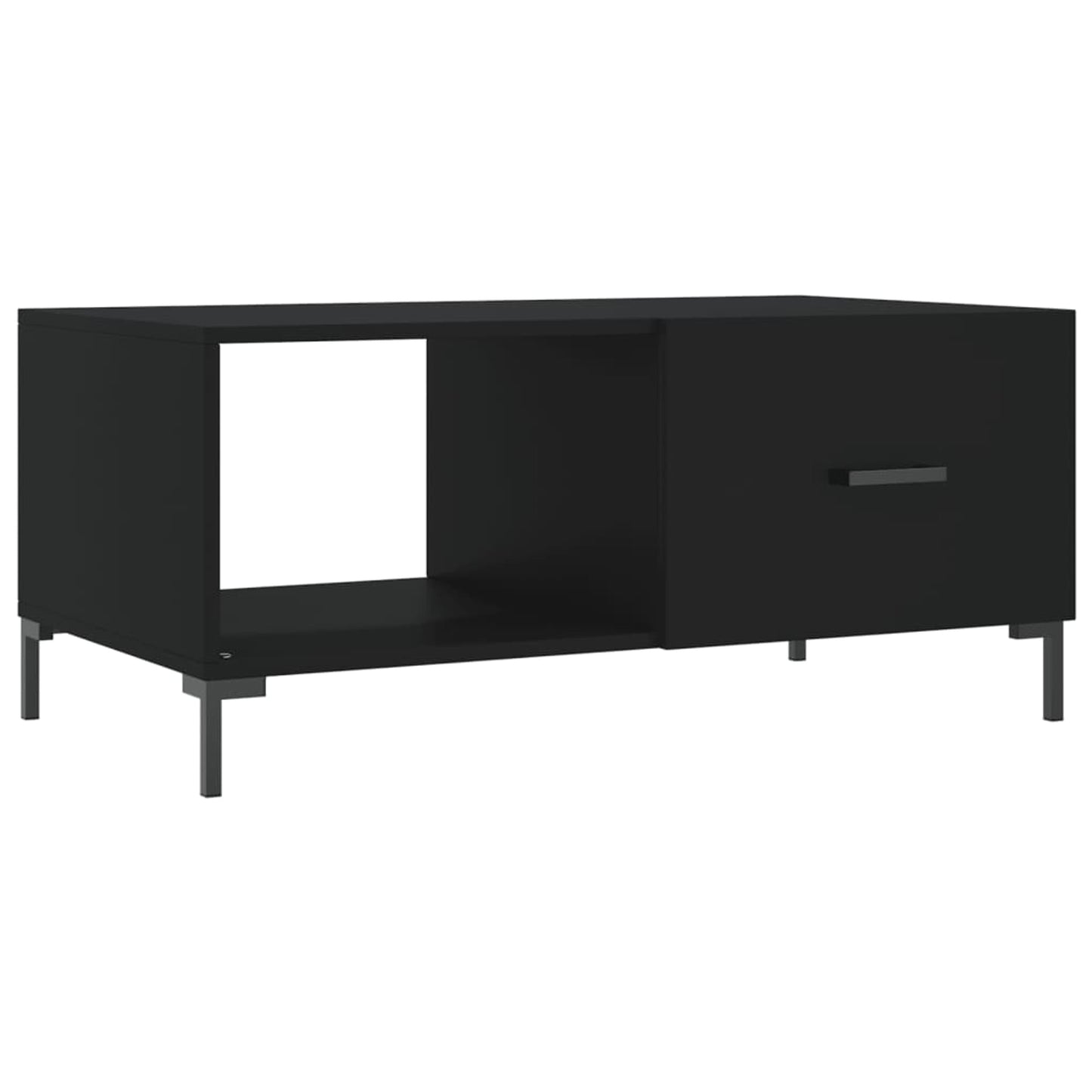 Sofabord Sort 90x50x40 cm Træ Materiale