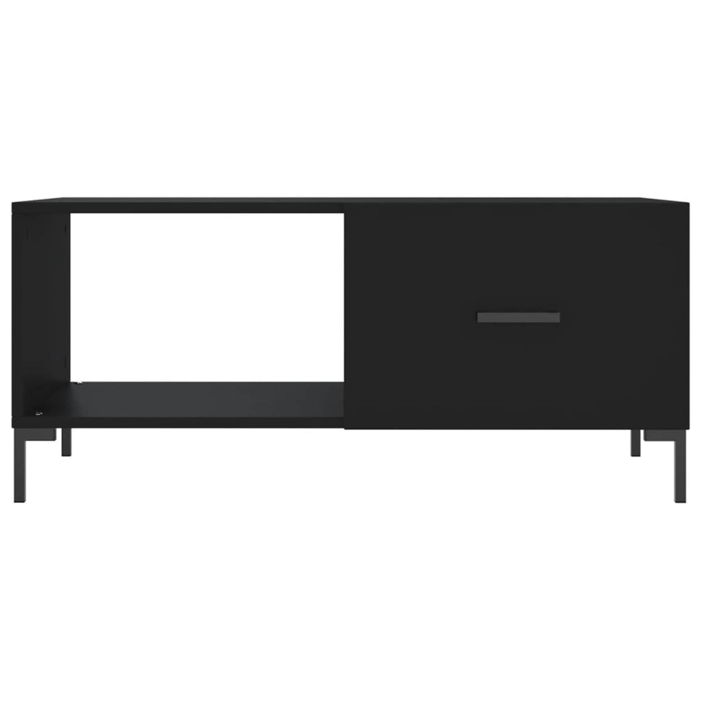 Sofabord Sort 90x50x40 cm Træ Materiale