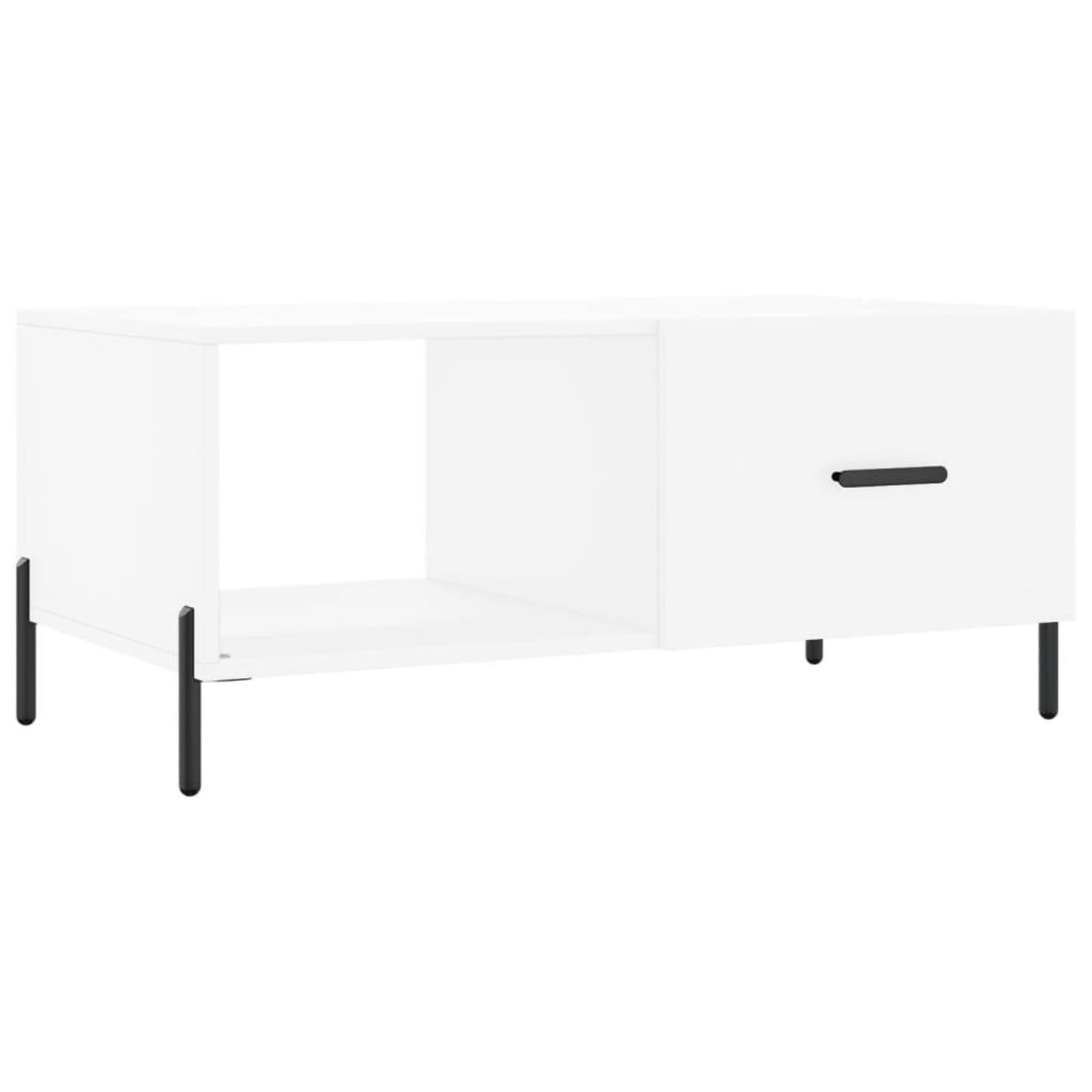 Sofabord Hvid 90x50x40 cm Træ Materiale