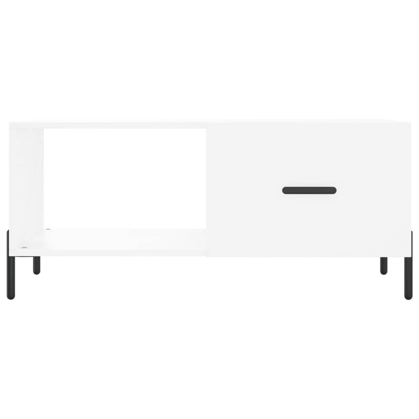 Sofabord Hvid 90x50x40 cm Træ Materiale