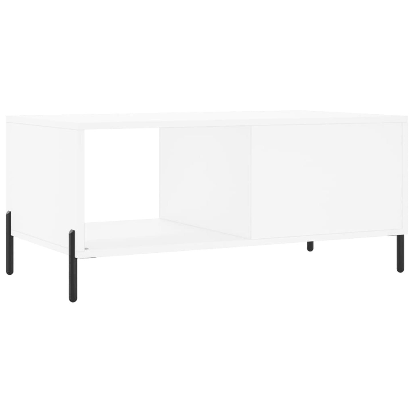 Sofabord Hvid 90x50x40 cm Træ Materiale