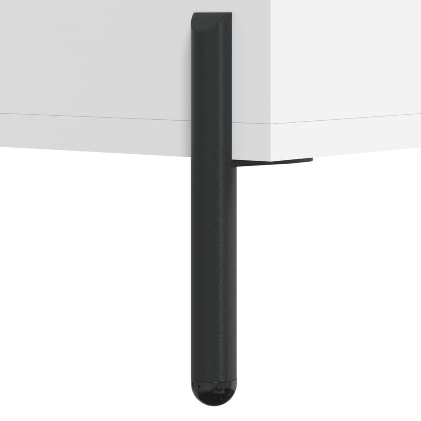 Sofabord Hvid 90x50x40 cm Træ Materiale