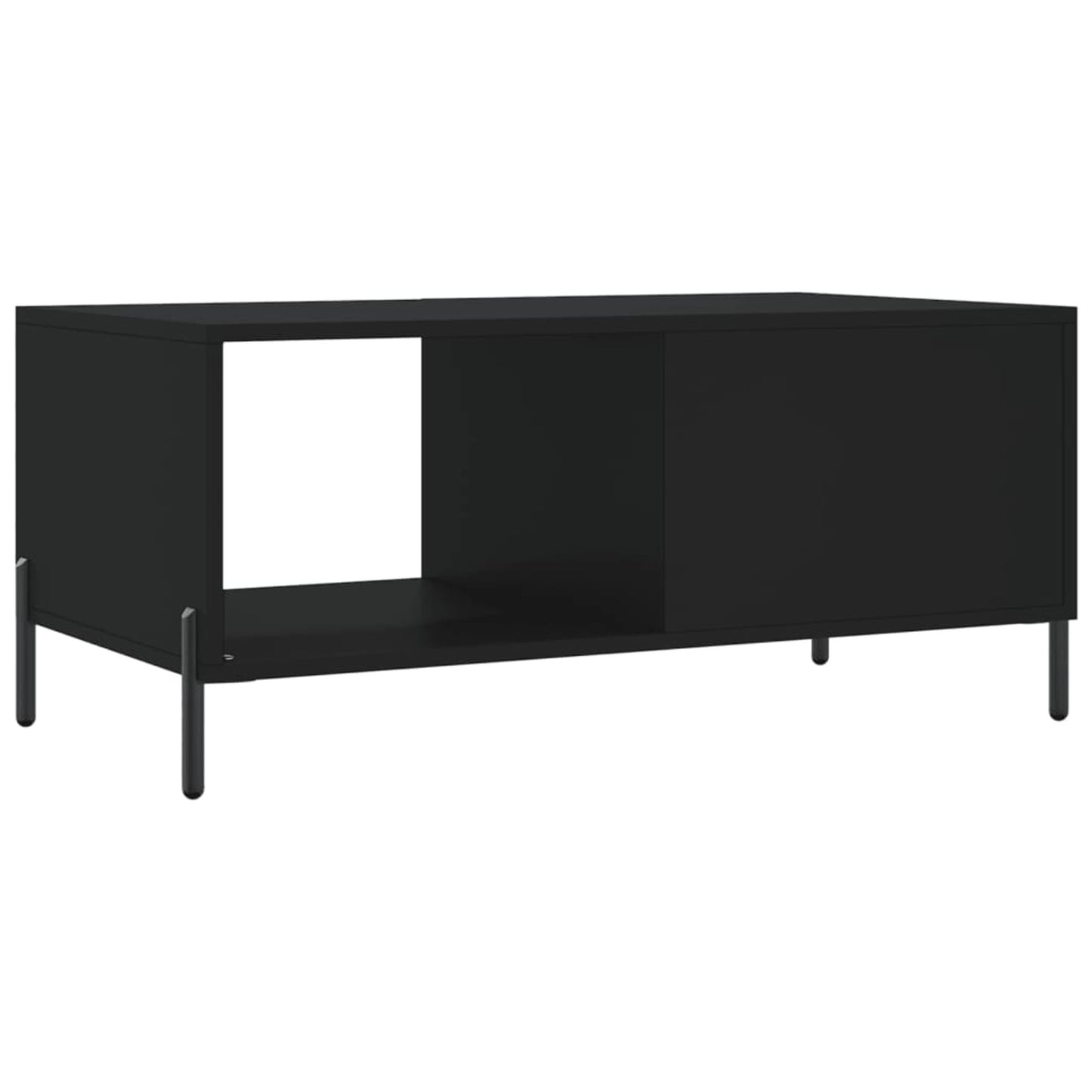 Sofabord Sort 90x50x40 cm Træ Materiale