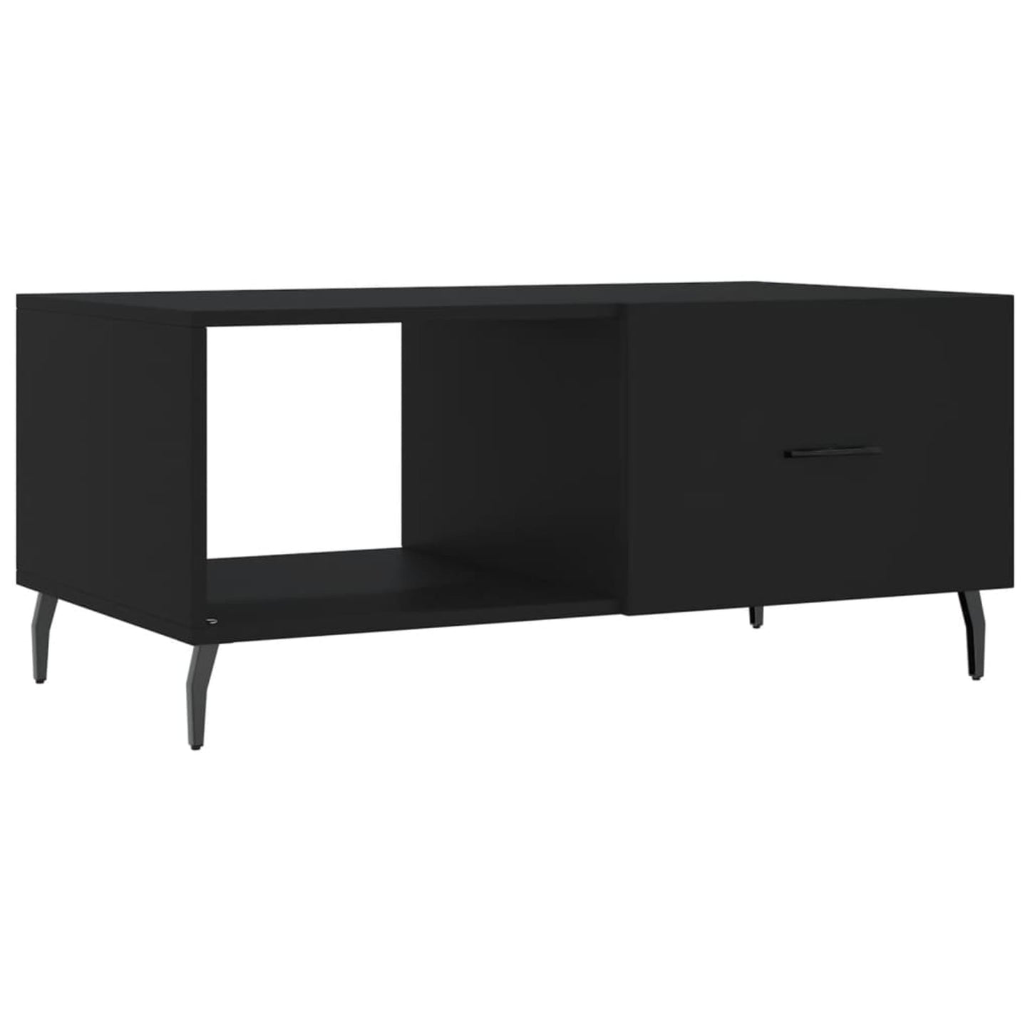 Sofabord Sort 90x50x40 cm Træ Materiale