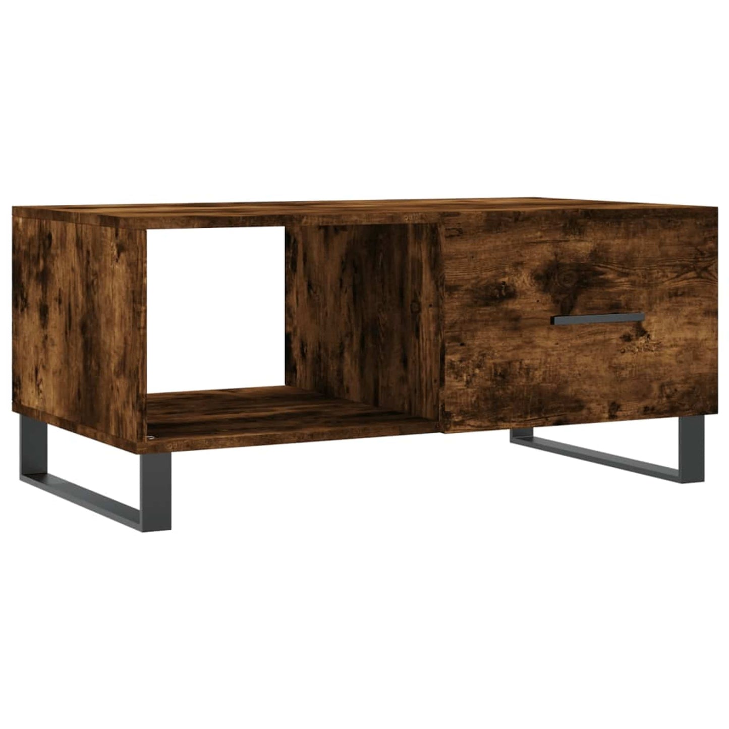 Sofabord røget eg 90x50x40 cm træmateriale