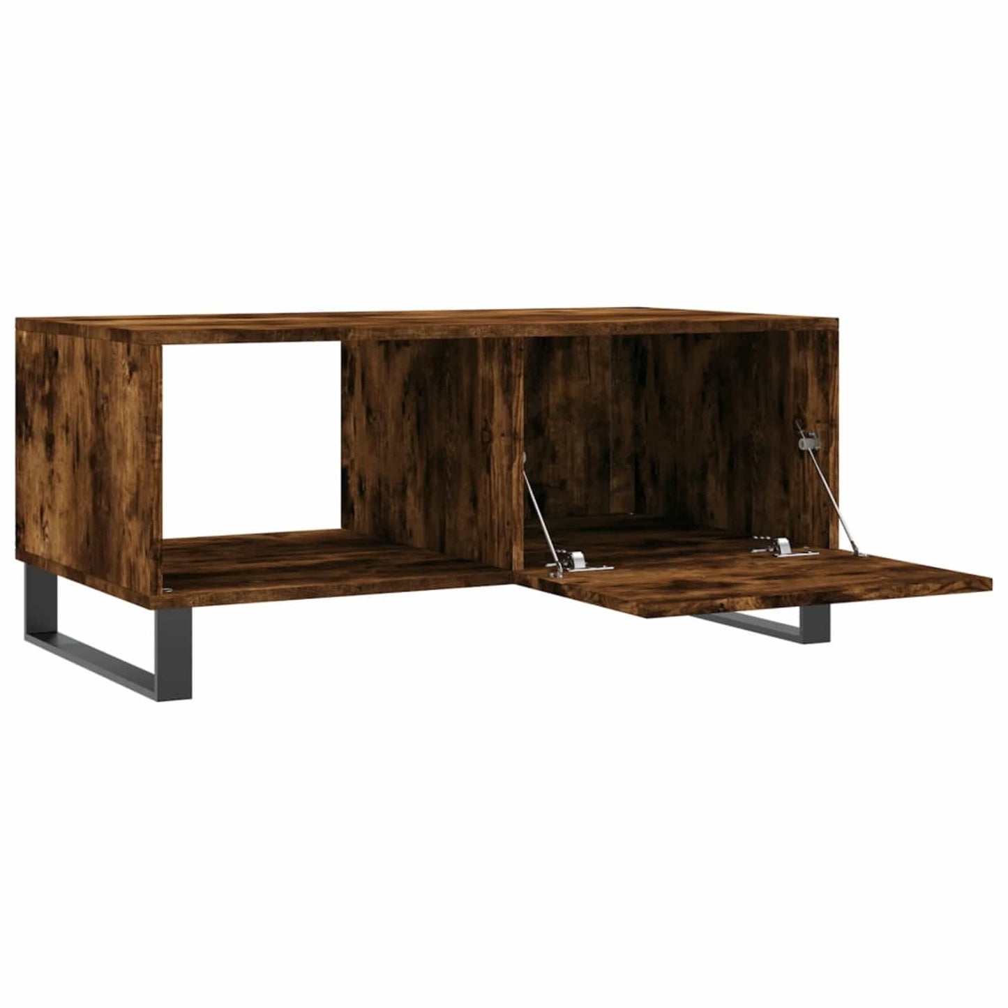 Sofabord røget eg 90x50x40 cm træmateriale