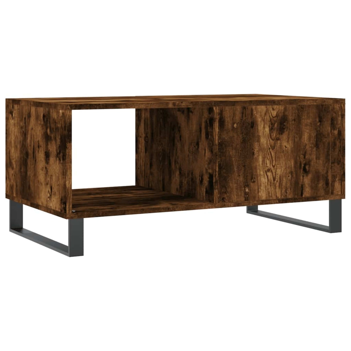 Sofabord røget eg 90x50x40 cm træmateriale
