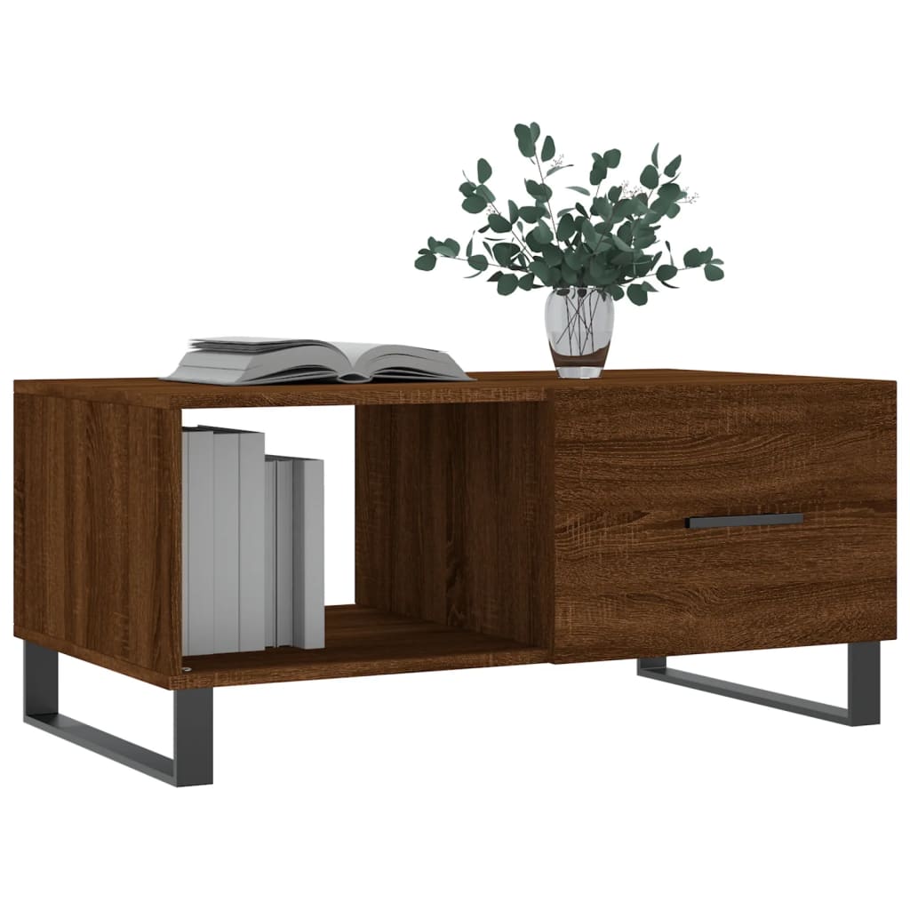 Sofabord Brun Eg Look 90x50x40 cm Træmateriale