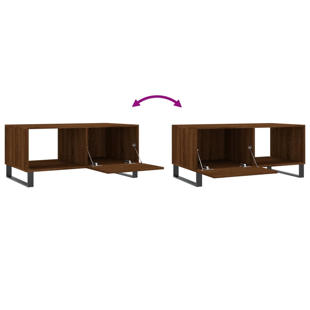 Sofabord Brun Eg Look 90x50x40 cm Træmateriale