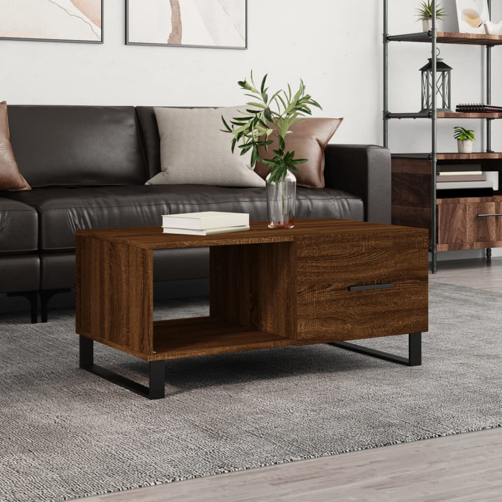 Sofabord Brun Eg Look 90x50x40 cm Træmateriale