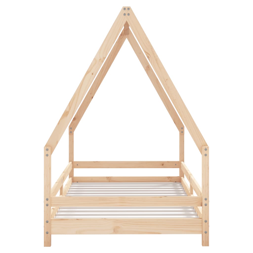 Børneseng 90x190 cm massiv fyrretræ